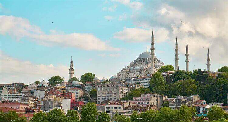 uitzicht moskee istanbul turkiije 